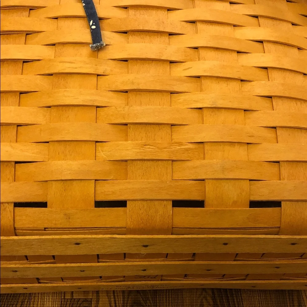 Longaberger Large Magazine Basket with liner.